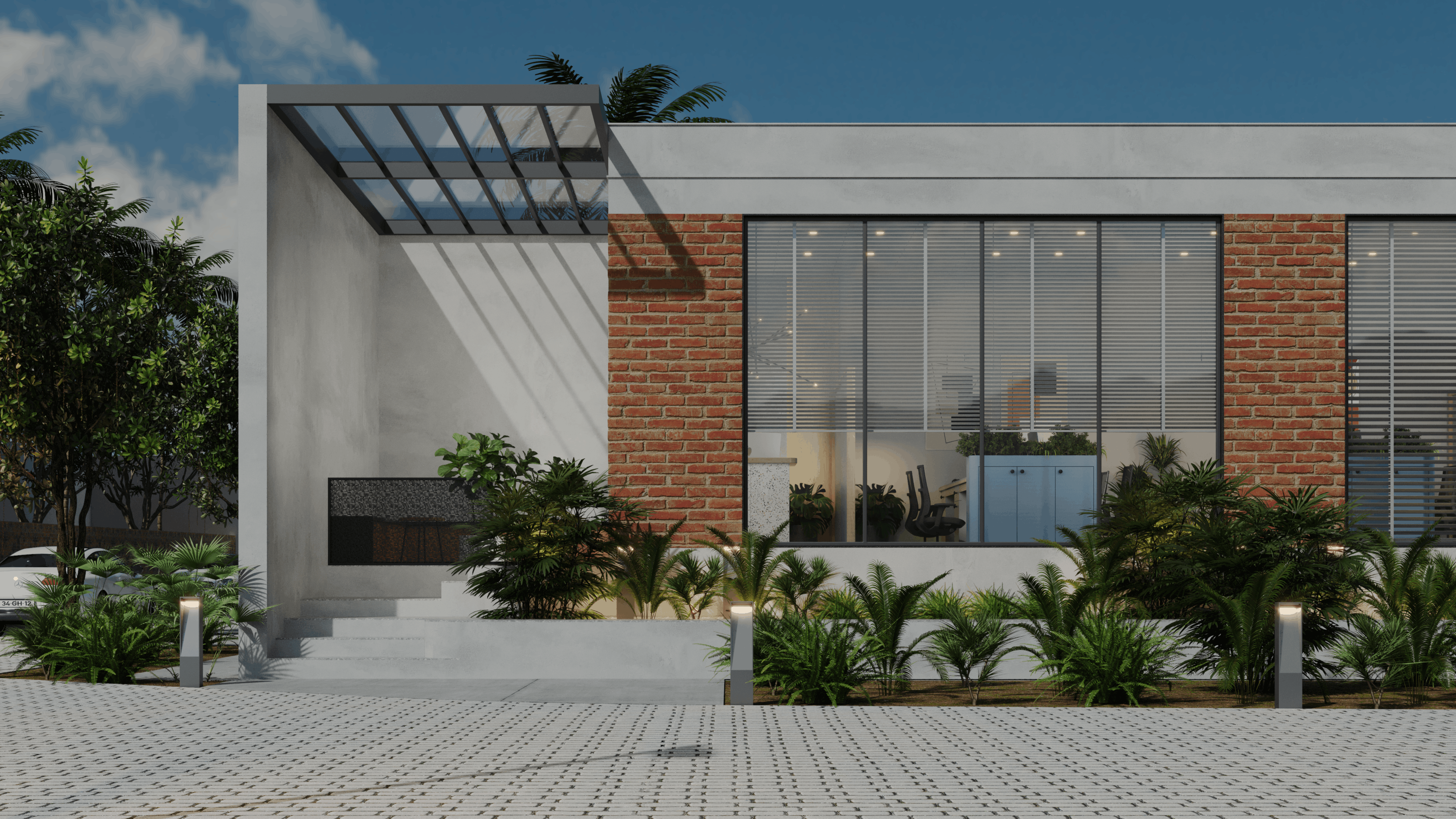 Commercial Exterior A render